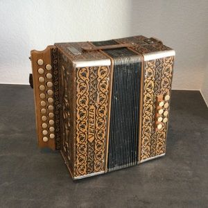 Vintage Steel Reeds Venezia Accordion